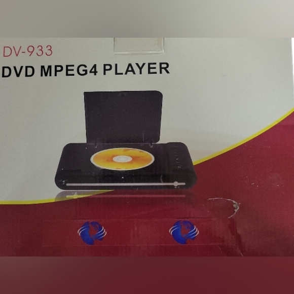 DV-933 DVD MPEG4 DVD CD JPEG PLAYER REMOTE CONTROL NEW With Box Adapter Cords - Picture 3 of 8